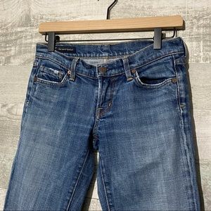 Citizens Of Humanity KELLY Stretch Low Cut BootCut Jeans 26 Blue ANTHROPOLOGIE